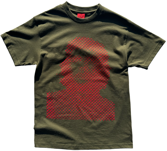 CHE TEE [ARMY/RED]